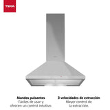 Conventional Hood Teka DBB70 INOX Silver Steel-9