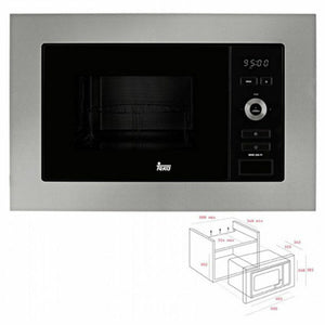 Built-in microwave with grill Teka MWE 225 FI 20 L 800W Steel 800 W 20 L-0