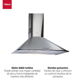 Conventional Hood Teka DM975S INOX Steel-2
