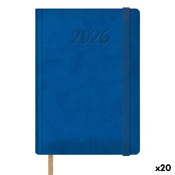Diary DOHE SAMBA Blue 1/4 15 x 21 cm 2026 (20 Units)-0