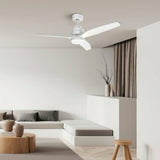 Ceiling Fan with Light UFESA Nepal White 40 W Ø132 cm-3