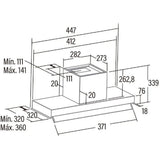 Kitchen extractor Cata ARMONIA45X-1