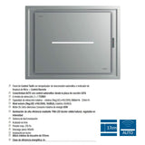 Conventional Hood Cata BENNU SLIM 900X Silver Steel-4