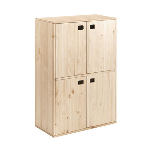 Furniture Astigarraga Dinamic4 4 doors Natural Wood Pinewood 105,4 x70,8 x 33 cm-0
