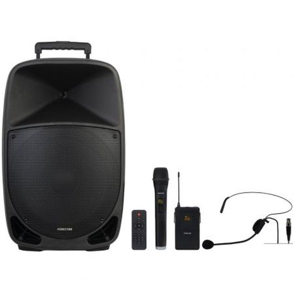 Portable Bluetooth Speakers FONESTAR MALIBU-315 Black 250 W-0