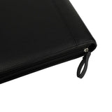 Zippered document holder Finocam Andrea 26,5 x 33,5 x 4 cm Black A4-1