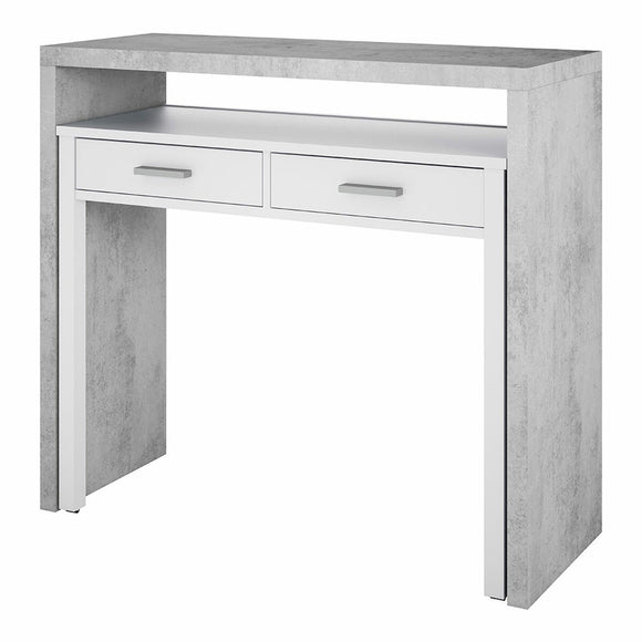 Desk Forés White 98,5 X 36 X 87,5 CM Metal MDF-0