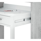 Desk Forés White 98,5 X 36 X 87,5 CM Metal MDF-2