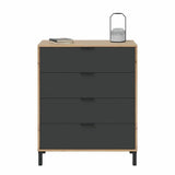 Chest of drawers Brown Black 77,5 x 40 x 93,5 cm-3