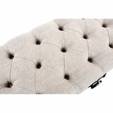 Bench DKD Home Decor   Beige Linen MDF Wood (122 x 47 x 43 cm)-3