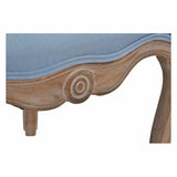 Armchair DKD Home Decor Blue Polyester Wood (58 x 56 x 69 cm)-2
