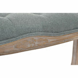 Bench DKD Home Decor   Grey Natural Wood Polyester Dark grey (112 x 36 x 48 cm)-2