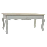 Side table DKD Home Decor White Wood (120 x 60 x 50 cm)-0