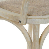 Dining Chair DKD Home Decor White Multicolour 55 x 57 x 92 cm 55 x 47 x 92 cm-4