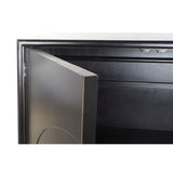 Cupboard DKD Home Decor Black Golden 120 x 50 x 175 cm-2