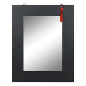 Wall mirror DKD Home Decor Oriental Black Fir (70 x 2 x 90 cm)-0