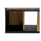 Shelves DKD Home Decor Black Natural Iron Fresno 98 x 36 x 200 cm-3
