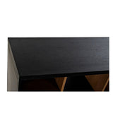 Sideboard DKD Home Decor Alvin Black Natural Iron Fresno 160 x 40 x 75 cm-5