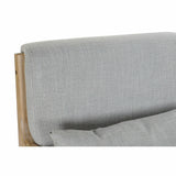 Armchair DKD Home Decor Grey Polyester Linen Rubber wood (65 x 83 x 74 cm)-1