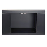 Console DKD Home Decor Black Multicolour Silver Fir MDF Wood 95 x 24 x 79 cm-2