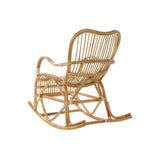 Rocking Chair DKD Home Decor Brown Multicolour Natural Rattan 62 x 94 x 93 cm-1
