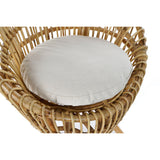 Armchair DKD Home Decor 8424001750092 Natural Cotton White Rattan (74 x 67 x 85 cm)-4