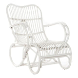 Armchair DKD Home Decor 75 x 85 x 85 cm White Rattan-0