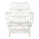 Armchair DKD Home Decor 75 x 85 x 85 cm White Rattan-2