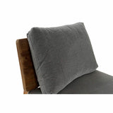 Sofa DKD Home Decor Brown Grey Polyester Cotton Wood Pinewood (95 x 88 x 75 cm)-1