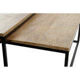 Set of 2 tables DKD Home Decor Brown Black 90 x 90 x 40 cm-1