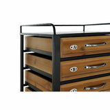 Chest of drawers DKD Home Decor Iron Fir (40 x 33 x 122 cm)-1