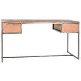 Desk DKD Home Decor Metal Acacia (150 x 60 x 77 cm)-1