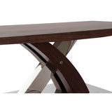 Dining Table DKD Home Decor Wood Steel 120 x 60 x 43,5 cm-3