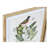 Painting DKD Home Decor Bird 55 x 2,5 x 70 cm Tropical Birds (4 Pieces)-2