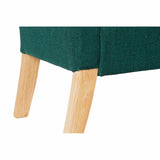 Bench DKD Home Decor 8424001795512 Natural Wood Polyester Green (130 x 44 x 69 cm)-4