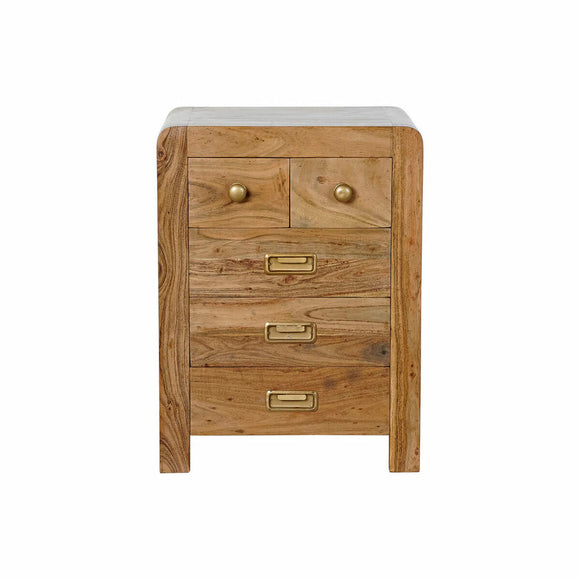 Nightstand DKD Home Decor 45,5 x 40 x 60 cm Natural Golden Acacia-0