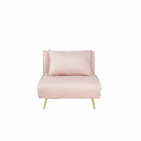 Sofabed DKD Home Decor 8424001799510 Multicolour Light Pink Metal Modern Scandi 90 x 90 x 84 cm-3