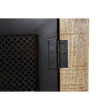 Sideboard DKD Home Decor Black Grey Metal Dark brown Mango wood (150 x 43 x 90 cm)-1