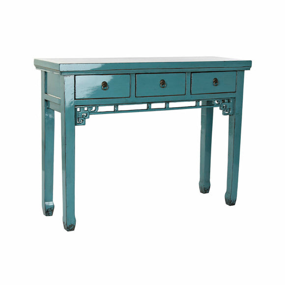 Console DKD Home Decor Blue Turquoise Metal 113 x 38 x 84 cm-0