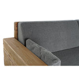 Sofa DKD Home Decor Natural Grey Polyester Aluminium Recycled Wood (224 x 95 x 82 cm)-1