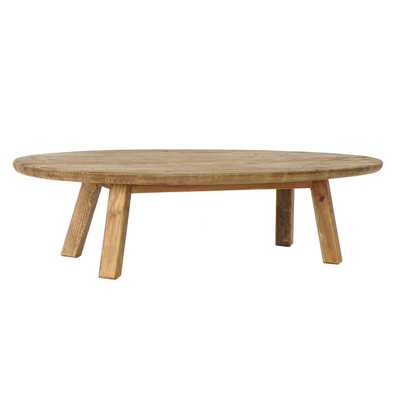 Centre Table DKD Home Decor Natural Brown Wood Recycled Wood 139 x 59 x 35 cm 140 x 60 x 35 cm-0