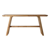 Console DKD Home Decor Natural Recycled Wood 160 x 45 x 76 cm-1