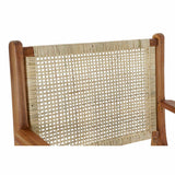 Armchair DKD Home Decor MB-182316 Natural Teak Light brown Rattan (69 x 78 x 68 cm)-3