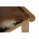 Bench DKD Home Decor 8424001823215 Brown Multicolour Natural Teak 65 x 47 x 42 cm-1