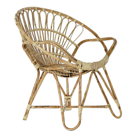 Dining Chair DKD Home Decor 8424001825158 Multicolour Natural Rattan 77 x 58 x 85 cm-0