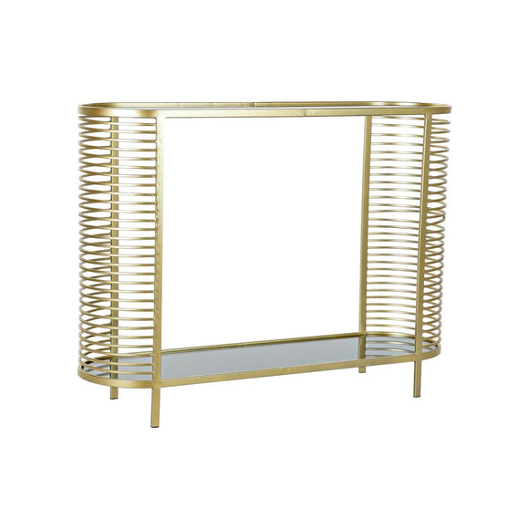 Console DKD Home Decor Golden Metal Crystal 106,5 x 31 x 79,5 cm-0