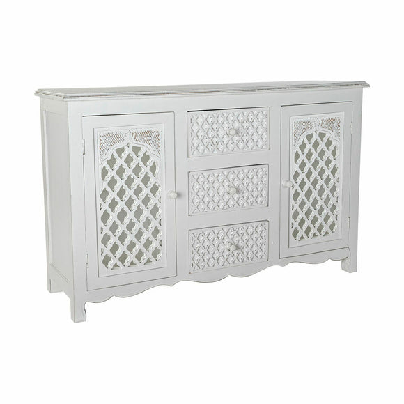 Sideboard DKD Home Decor   White Mango wood Mirror 122 x 39 x 77 cm-0