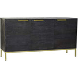 DKD Home Decor Wood Sideboard Refurbished B 145 cm Modern Dresser/Sideboard