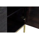 DKD Home Decor Wood Sideboard Refurbished B 145 cm Modern Dresser/Sideboard
