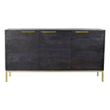 DKD Home Decor Wood Sideboard Refurbished B 145 cm Modern Dresser/Sideboard